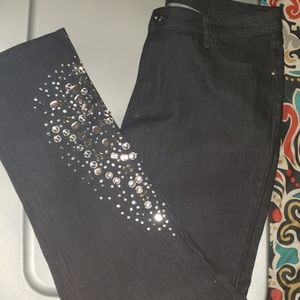 Rhinestone Jeans Tall